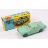 Corgi Toys No. 320 Ford Mustang Fastback 2+2, light green body, cream interior, jewelled