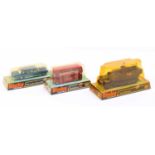 Dinky Toys bubble pack group of 3 comprising No. 694 Tank Destroyer, No. 128 Mercedes Benz 600