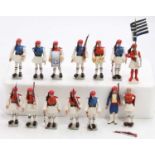 A collection of 14 Ahona of Greece Toy Soldiers, with examples including musicians and soldiers on