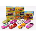 Collection of 8 various boxed Matchbox Superfast diecast vehicles to include No.31 Lincoln