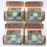 Britains Hospital boxed group of 4 comprising No. 7851 Doctor and Patient, No. 7852 Nurse and