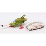 Dinky Toys TV Related diecast group, 2 examples to include No.351 Shado UFO Interceptor, metallic