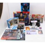 A collection of Doctor Who related collectables, of varying ages, mostly in original boxes.