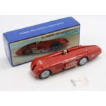 A Schylling Collector Series tinplate and clockwork Sunbeam 1000 Land Speed Record Car, red tinplate