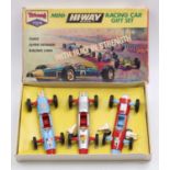 A Triang Toys Ltd Mini Hi-Ways Series No. 1 race car gift set, comprising of Le Mans, Nurburg, and