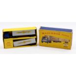 A Matchbox lesney Major Pack M9 Cooper Jarrett Interstate Freighter, blue tractor unit, with