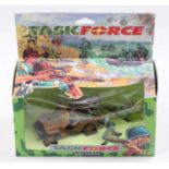 A Britains 7611 Task Force Dessert Storm Jeep and Gun Crew Action Figure gift set, housed in the