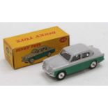 A Dinky Toys No. 168 Singer Gazelle comprising of grey and green body with spun hubs, housed in