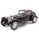 Pocher 1/8th scale kit built model of a Alfa Romeo 8C 2300 Coupe "Dinner Jacket", finished in