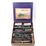 Hornby 0 Gauge LMS Train Set, comprising LMS 5600 0-4-0 Locomotive and tender, 3 maroon coaches,