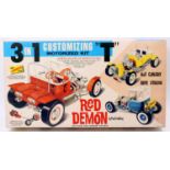 A Lindberg Line Products No. 694M Red Demon 3 in 1 Customizing 'T' motorized kit, set contains a