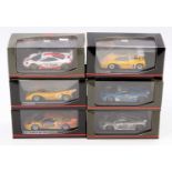 6 boxed Minichamps McLaren Collection 1/43rd scale racing cars, with examples including a McLaren