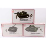 Renwal of New York 3/8”-1ft scale, Military Blueprint kits, No.554 Walker Bulldog Light Tank inc (