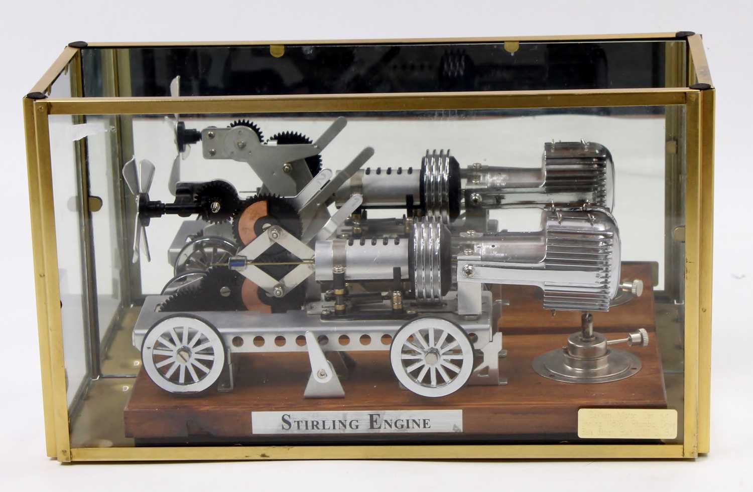Gakken of Japan, Otona No Kagaku Science and Technology Stirling Engine Kit built model car, Rhombic