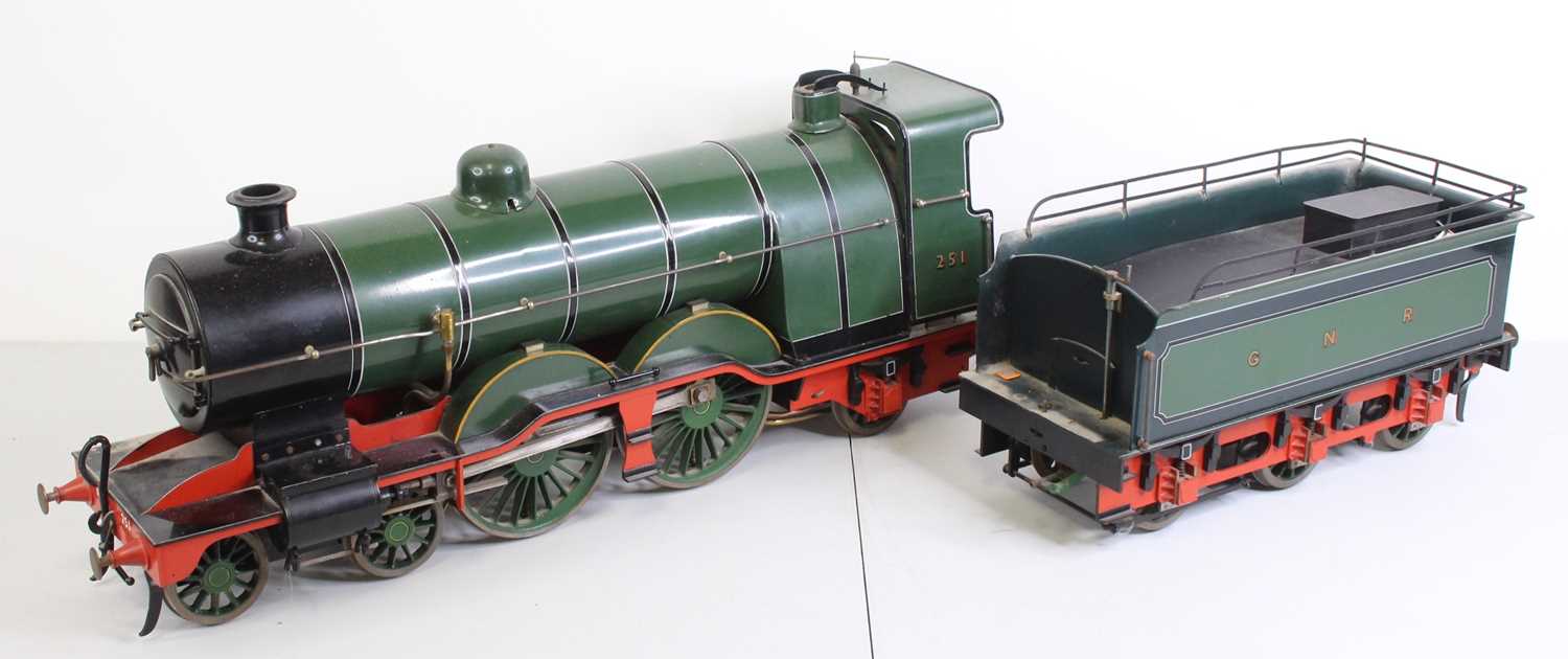 3.5 inch gauge to Stuart Turner Designs Coal Fired Atlantic Live Steam Locomotive and Tender, hand - Image 2 of 5