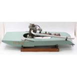An very well made scratchbuilt model of a Tethered Hydroplane Boat, titled Spook, circa 1930s and