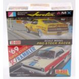 Jo-Han 1.25 scale, C4369 1969 AMX Javelin Fastback Coupe & GC1600 1971 AMC Javelin AMX ‘Hurst’ Pro