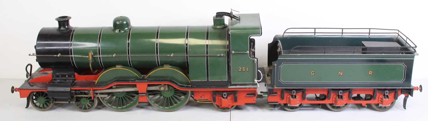 3.5 inch gauge to Stuart Turner Designs Coal Fired Atlantic Live Steam Locomotive and Tender, hand