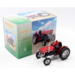 A Universal Hobbies No. UH2698U 1/16 scale diecast model of a Massey Ferguson 135 housed in the