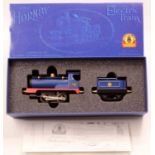 Hornby 0-gauge Centenary Year Electric Train (sic) an 0-4-0 loco & tender based on the original