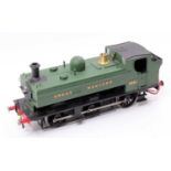 A very well-made Gauge 1 Radio-controlled model of a Great Western Railway 0-6-0 No.9661 Tank