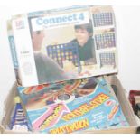 A quantity of mixed 1970s and 80s toys to include Zoids, Frustration, Connect 4, and others