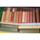 Two boxes of vintage books, to include London Reprint Society volumes