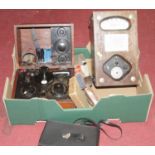 Miscellaneous items to include vintage electronic equipment