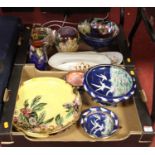 A collection of Royal Winton Grimwades lustre pottery, together with three Denby dishes