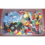 A collection of loose Lego