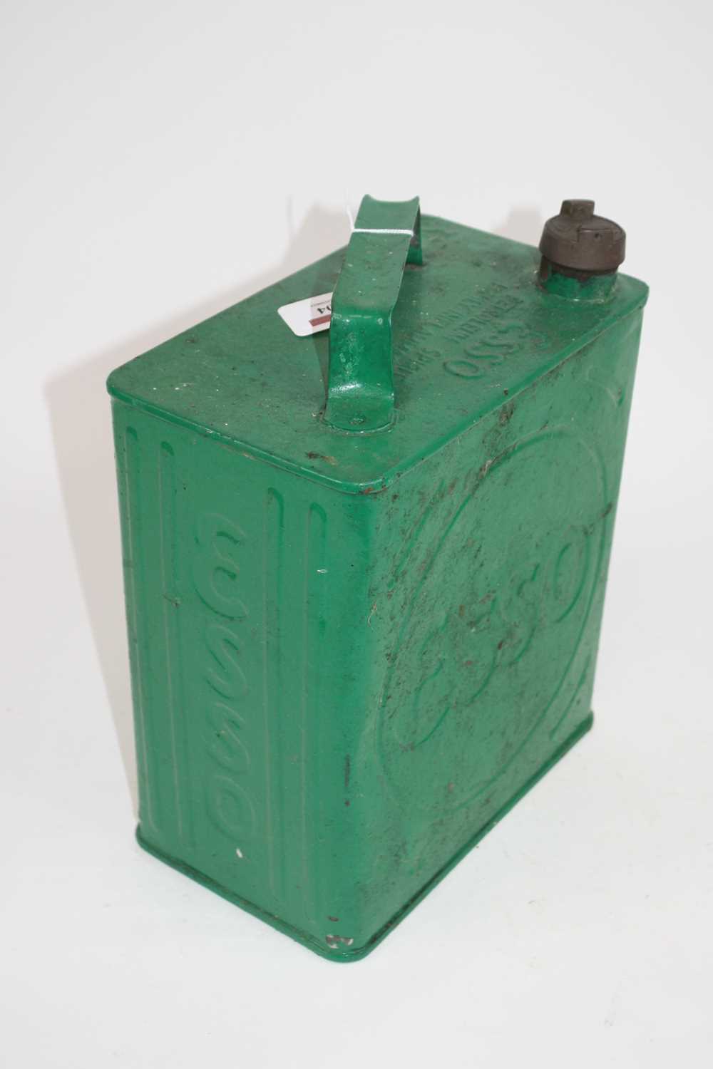 An ESSO green painted advertising fuel can, h.33cm - Image 2 of 2