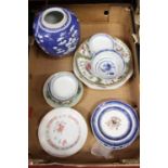 A collection of 18th century and later Chinese porcelain (a/f) Almost all pieces with either cracks,