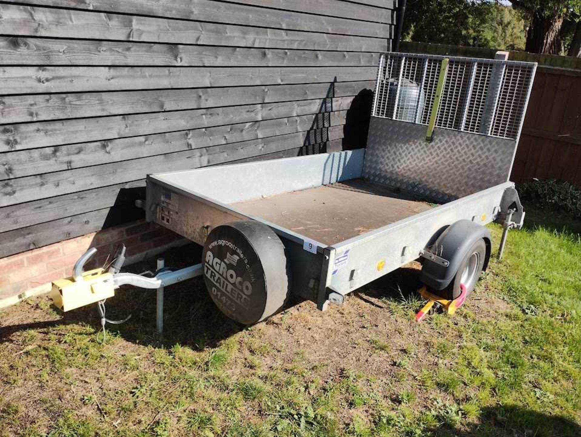 Agri Fab Ifor Williams Trailer (2.6m long x 1.5m wide) (Located in Nacton). No VAT.