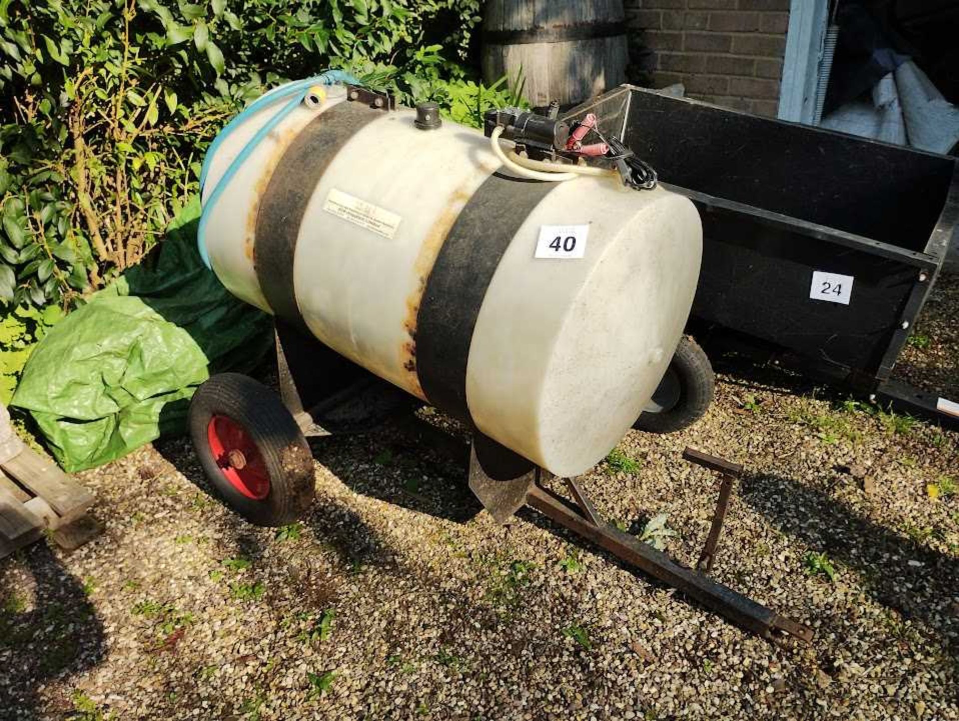 350l Water Bowser with pump (Located in Nacton) - No VAT