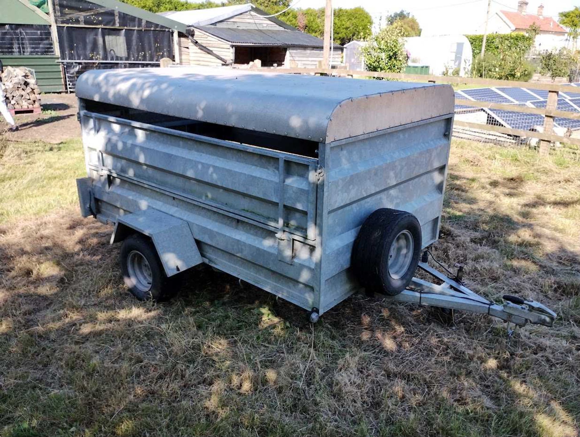 ATV Sheep Trailer with drop sides, dual door and canopy (Located in Gislingham) - NO VAT - Image 3 of 8
