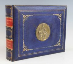 Davidson, John; Carte de Visite album, London, 1880, full blue morocco with gilt titled spine and