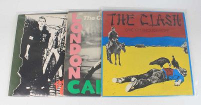 The Clash, a collection of six LP's to include The Clash CBS 8200, Give 'Em Enough Rope CBS 82431,