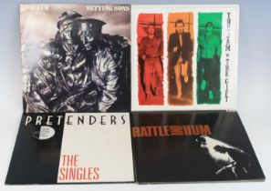 A collection of LPs, mainly dating from the 1980s, various genres to include The Jam - Setting