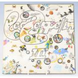 Led Zeppelin, Led Zeppelin III, Atlantic 2401002 red/maroon labels Peter Grant credit to both sides,