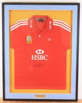 Rugby Union, a British and Irish Lions replica shirt from the 2013 Lions tour signed to the chest