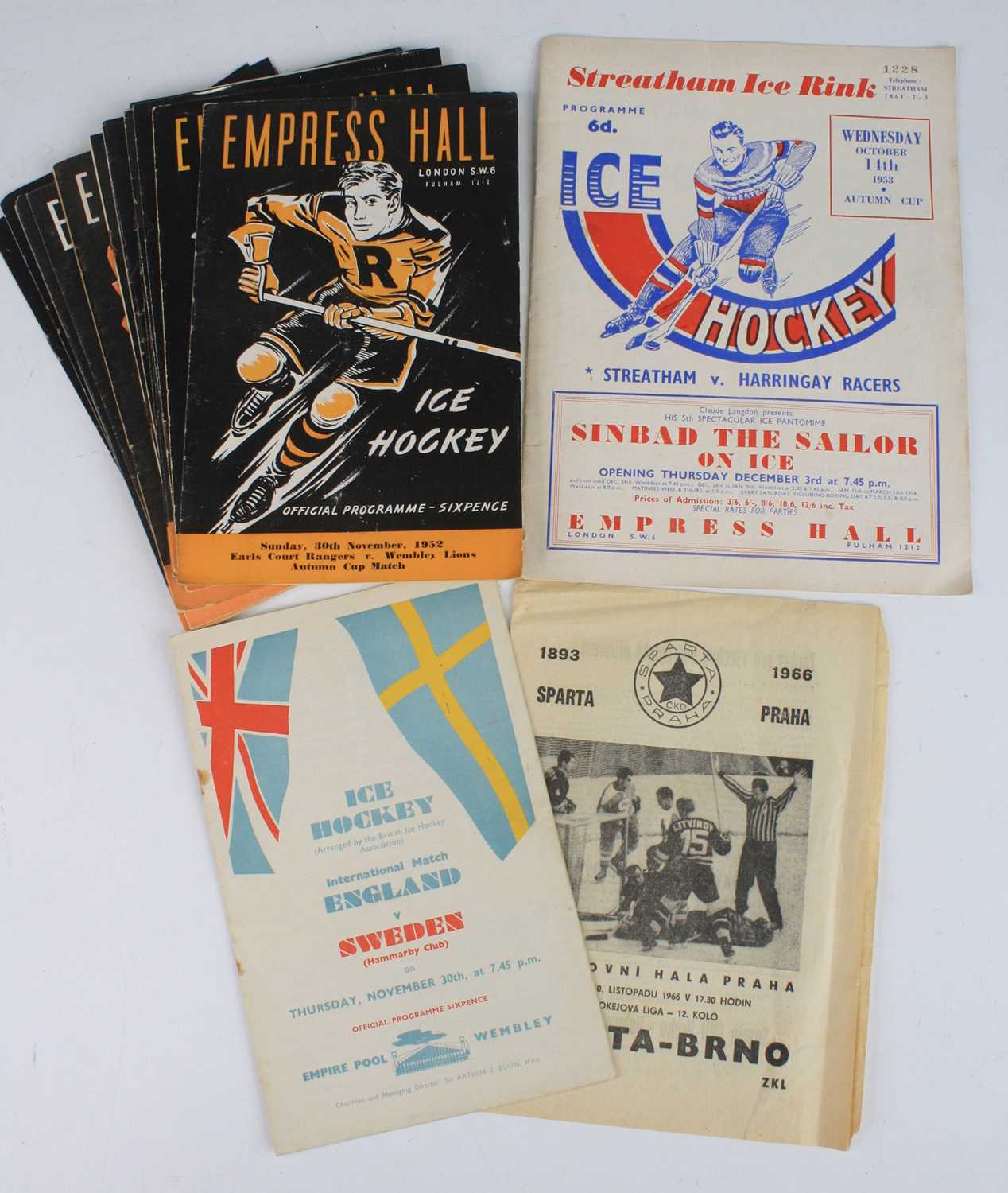 Ice Hockey, a collection of Official Programmes dating from 1948-1963 to include Ice Hockey at the - Image 3 of 4