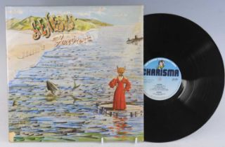 Genesis, Foxtrot, CAS 1058, with blue Famous Charisma Mad Hatter label, in gatefold sleeve; together