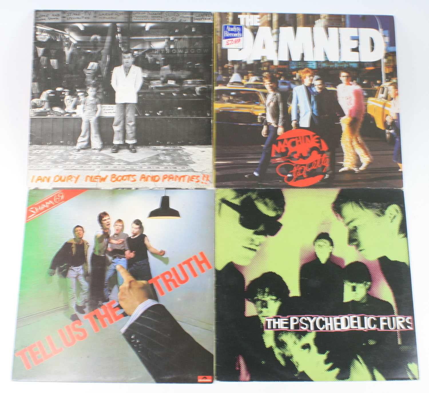Punk / Post Punk / New Wave, a collection of LP's to include The Damned - Machine Gun Etiquette &