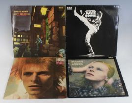 David Bowie, a collection of LP's to include Space Oddity, RCA, LSP- 4813 stereo; The Man Who Sold