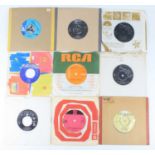 A large collection of 7" singles, to include The Beatles - From Me To You, Please Please Me, Twist &