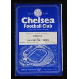 Chelsea Football Club, an official programme for the Football League Division 1 Chelsea v.