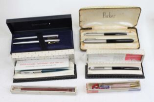An Elizabeth II 1953 coronation souvenir pencil, boxed; together with a Foursquare Eversharp pencil,