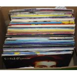 A collection of vintage LPs to include Sinead O'Connor, Mercy Me, and Jelly Bean