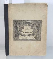 A rare period auction catalogue of the 24 day sale of the contents of Strawberry Hill for Robert