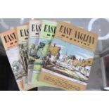 Approx 190 copies of The East Anglian Magazine dating from circa 1940-1960